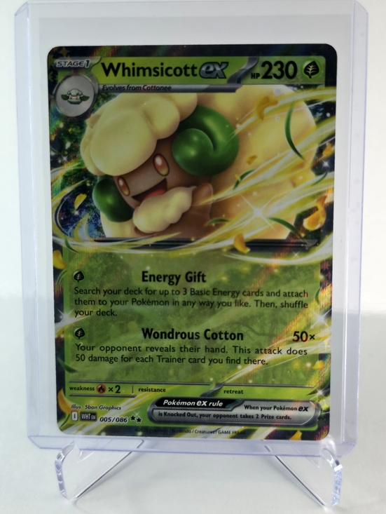 Pokemon Other - Pokémon TCG - Whimsicott ex - White Flare - Double Rare - 005/086